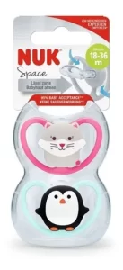 Miniatura 2 de 2 de Chupete Nuk Space T3 18-36 meses x2
