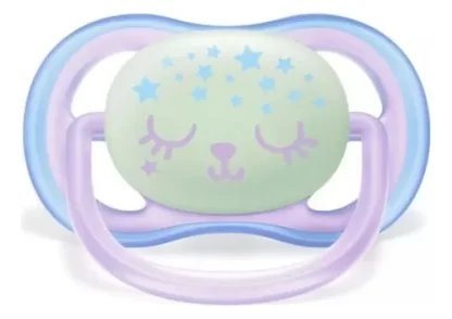 Imagen 3 de 3 de Chupete Avent Ultra Air Night time 0-6 meses x2