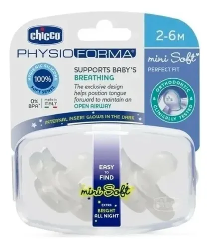 Miniatura 3 de 9 de Chupete Chicco PhysioForma Soft Mini Lumi 2-6 meses