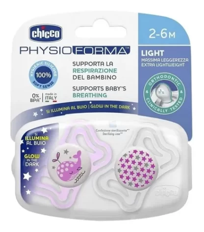 Imagen 2 de 4 de Chupete Chicco PhysioForma Light 2-6 meses