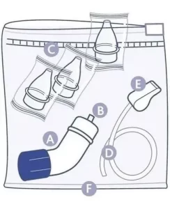 Miniatura 5 de 6 de Aspirador Nasal Chicco Para Bebe Con Boquilla Y Filtro 0m+