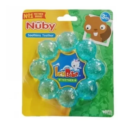 Imagen 4 de 5 de Mordillo Nuby De Gel Para Frio Alivia Y Masajea Encias