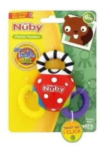 Miniatura 2 de 4 de Mordillo Juguete Pelota Nuby 3m+ Sonajero