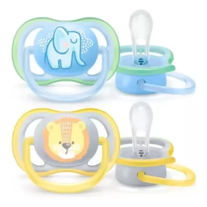 Imagen 1 de 1 de Chupete Avent Ultra Air 0-6 meses x2 Animales
