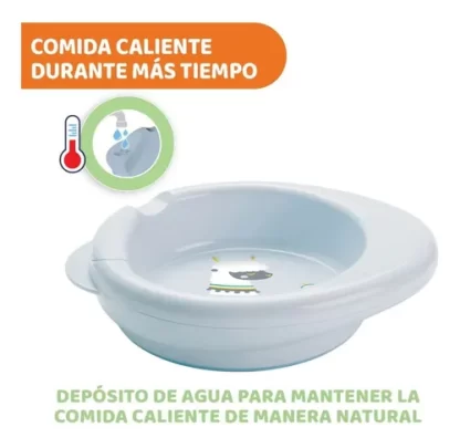 Imagen 4 de 6 de Plato Térmico Chicco Warmy Para Bebes 6m+