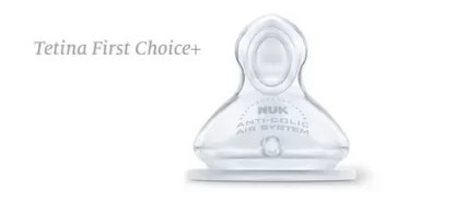 Imagen 2 de 2 de Tetinas Nuk First Choice Plus Silicona 6-18 Meses Talle M