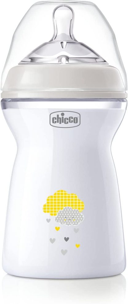 Imagen 2 de 6 de Mamadera Chicco Natural Feeling 330ml 6m+ Flujo Rápido