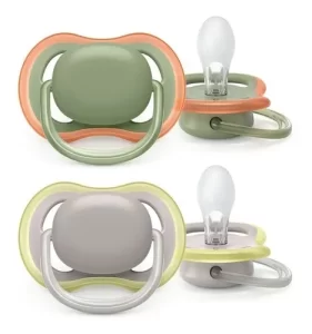 Miniatura 1 de 3 de Chupete Avent Ultra Air 6-18m Liso x2 SCF085/20