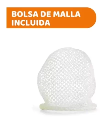 Imagen 3 de 5 de Chupete De Fruta Chicco Bebe Con Red De Repuesto +6 Meses