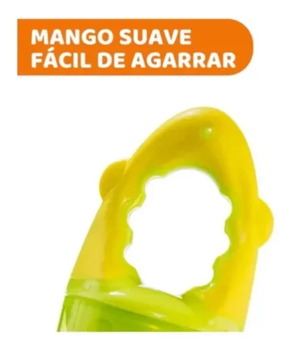 Imagen 4 de 5 de Chupete De Fruta Chicco Bebe Con Red De Repuesto +6 Meses