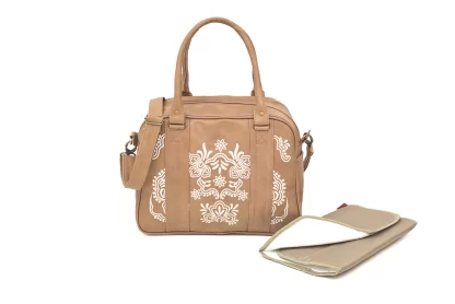 Imagen 1 de 6 de Bolso Cartera Maternal Globba Mia Con Cambiador y Bolsillo Térmico