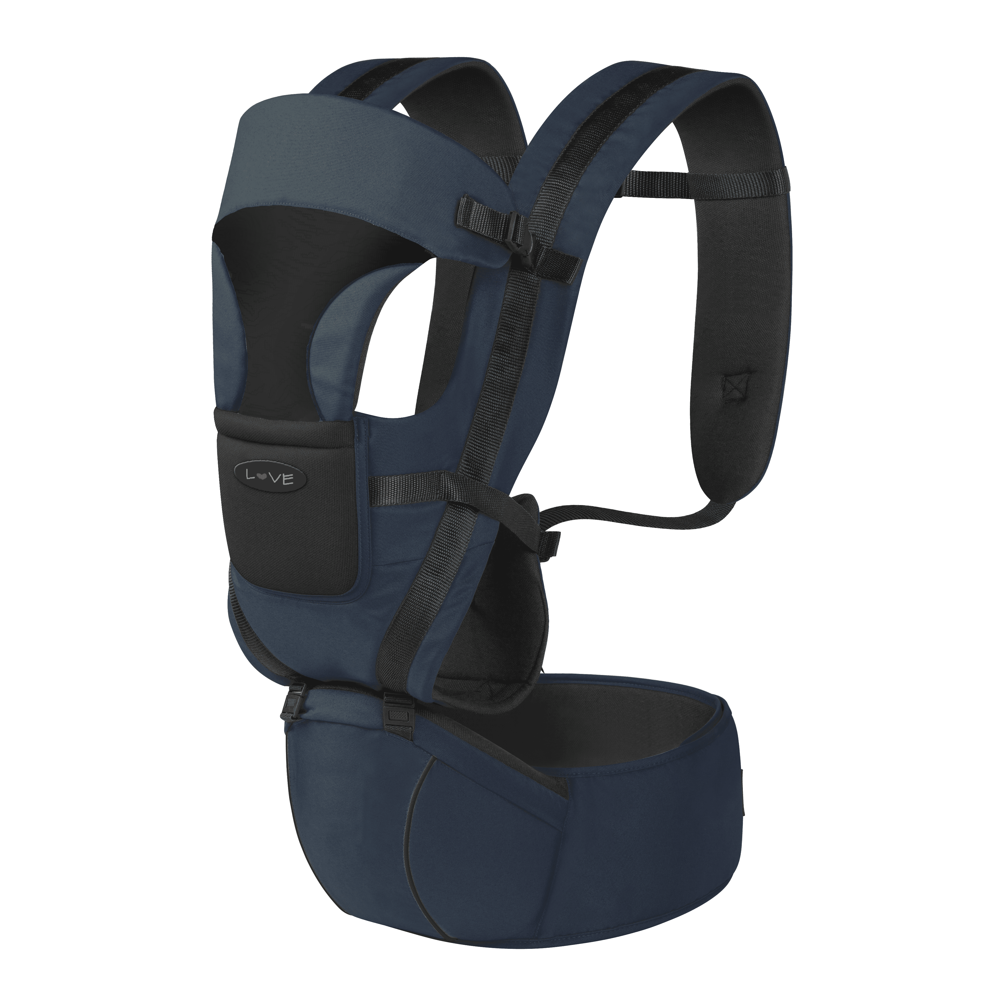 Imagen 2 de 7 de Mochila Porta Bebe Love 4010 0 A 15kg 8 Posiciones En 1