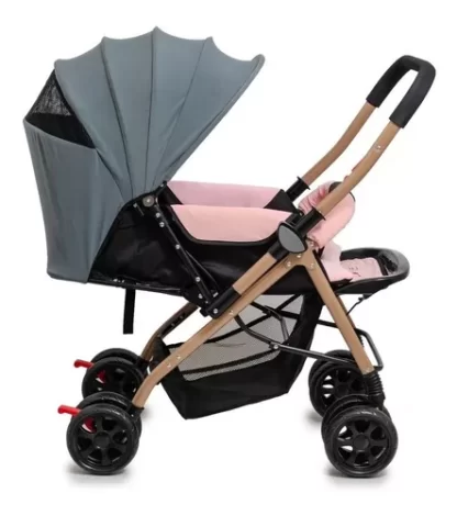 Imagen 3 de 4 de Cochecito cuna de paseo bebé Love 172 Manija rebatible