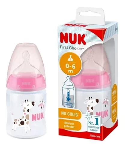 Imagen 2 de 4 de Set Nuk Mamadera First Choice, Vaso Aprendizaje Y Chupete