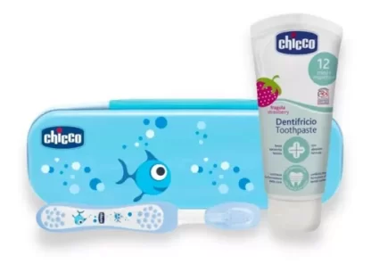 Imagen 1 de 7 de Set Chicco Ciudado Oral Cartuchera Siempre Sonriente
