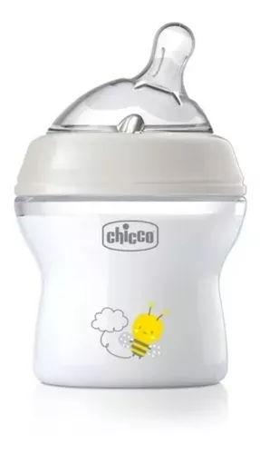 Imagen 3 de 4 de Set Bebé Chicco Mamadera Natural Feeling 150ml Chupete 2-6m