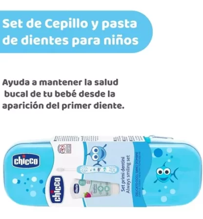 Imagen 4 de 7 de Set Chicco Ciudado Oral Cartuchera Siempre Sonriente