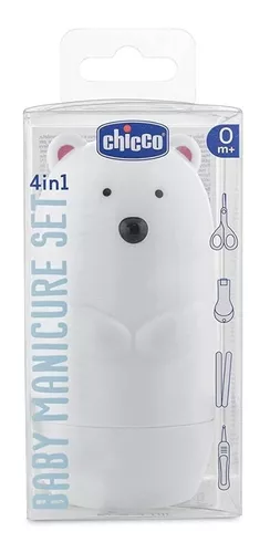 Imagen 3 de 4 de Set Manicura Oso Polar + Set Cepillo Y Peine Chicco Bebé +0m