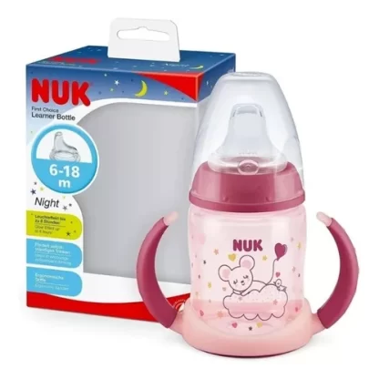 Imagen 3 de 4 de Set Nuk Mamadera First Choice, Vaso Aprendizaje Y Chupete