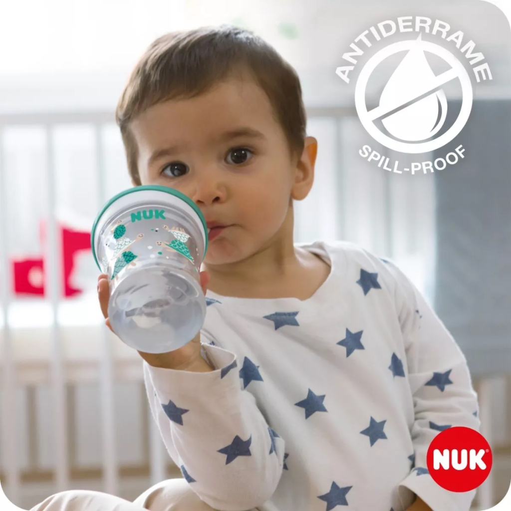 El Vaso Nuk Action Cup Evolution: ¡la taza de transición perfecta para bebés en crecimiento!