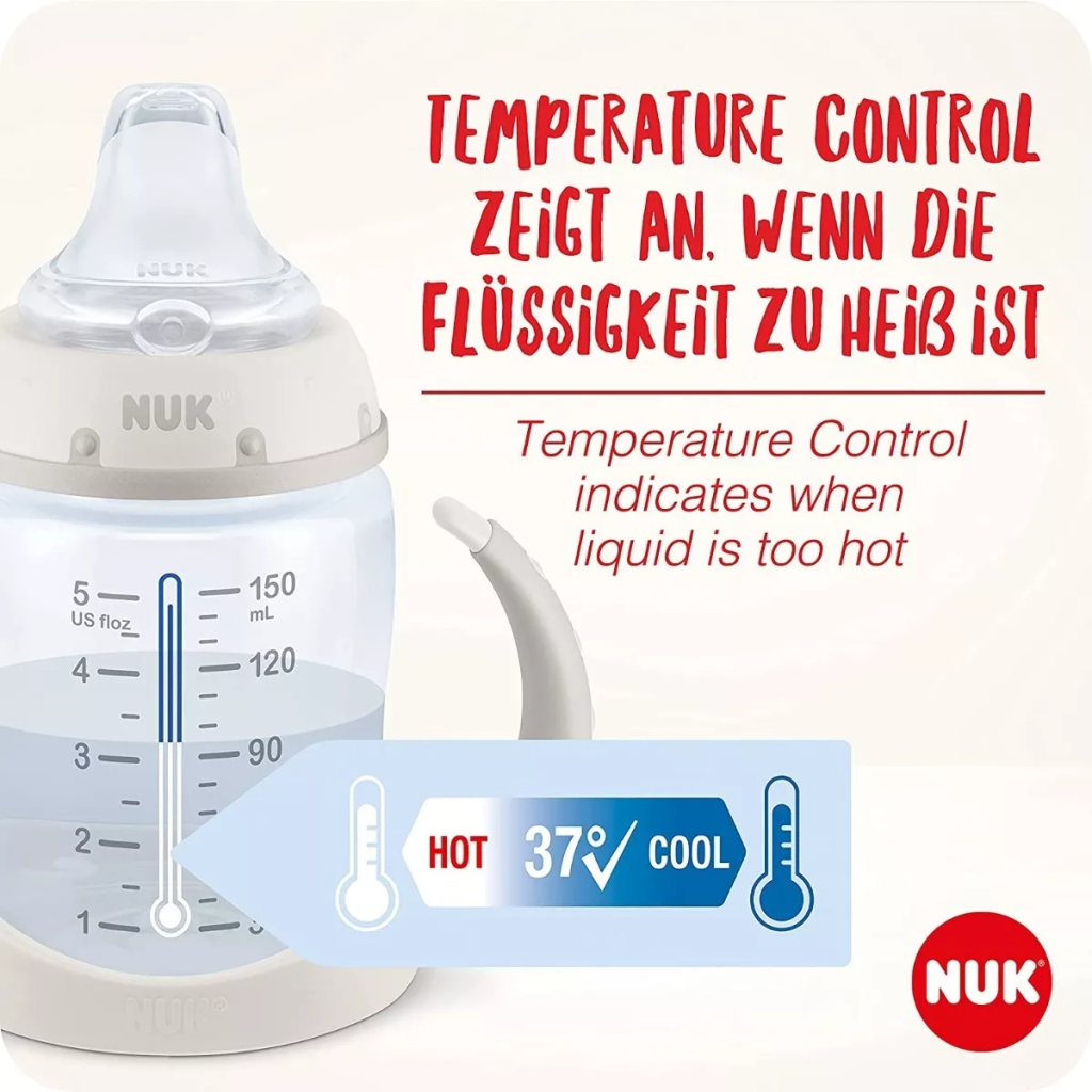 Vaso De Aprendizaje Nuk 150ml Control De Temperatura: ¡Mantén el líquido a la temperatura adecuada!