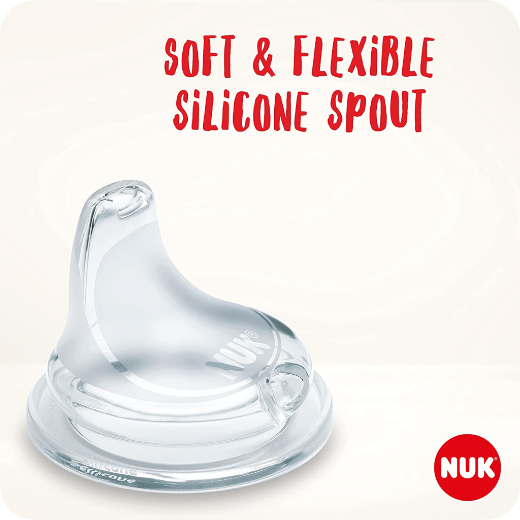 Vaso De Aprendizaje Nuk 150ml Control De Temperatura: Boquilla de silicona anti cólicos