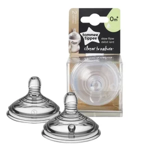Miniatura 2 de 3 de Tetinas Tommee Tippee 0+ Flujo Lento Silicona X2