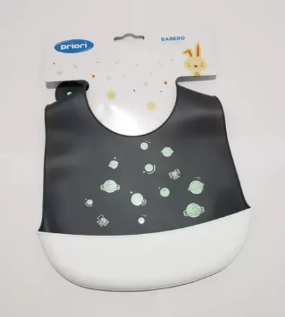 Imagen 2 de 4 de Baberos De Silicona Estampados Priori