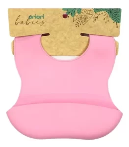 Miniatura 1 de 2 de Babero Bebe Silicona Impermeable Regulable C/bolsillo Comida