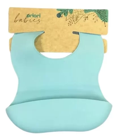 Imagen 3 de 4 de Babero Bebe Silicona Impermeable Regulable con bolsillo X2