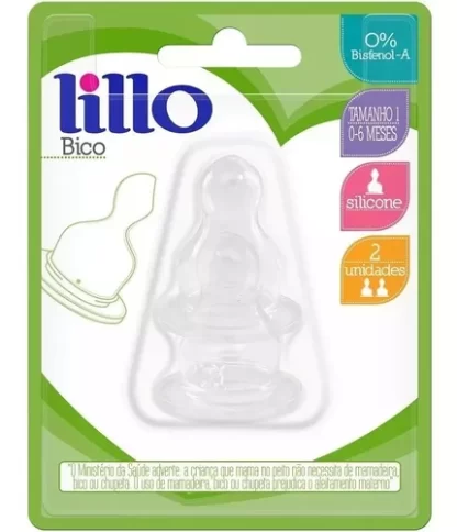 Imagen 2 de 4 de Tetinas Anatómicas Silicona Mamadera Lillo Magia 0 A 6 Meses