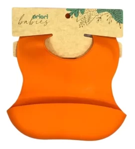 Miniatura 2 de 4 de Babero Bebe Silicona Impermeable Regulable con bolsillo X2