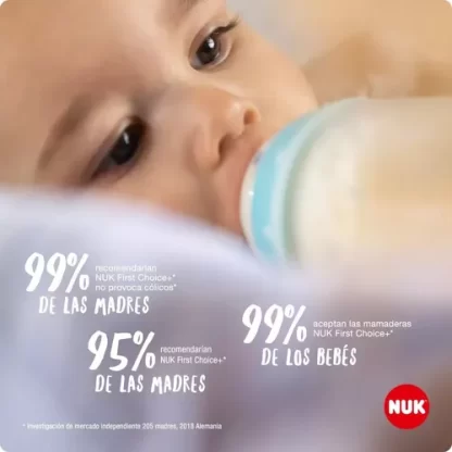 Imagen 5 de 5 de Mamadera Nuk Fc+ Control Temperatura Mickey 150ml 0-6m Fujo M