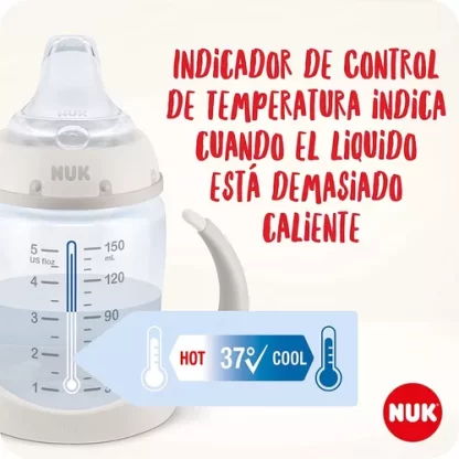 Imagen 3 de 6 de Vaso Aprendizaje Nuk First Choice Mickey 150ml 6-18 Con Asas