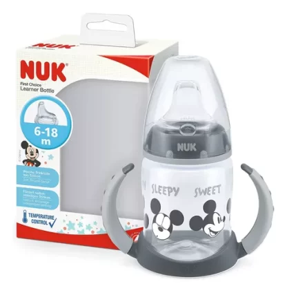 Imagen 1 de 6 de Vaso Aprendizaje Nuk First Choice Mickey 150ml 6-18 Con Asas