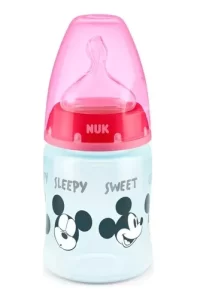 Miniatura 1 de 5 de Mamadera Nuk Fc+ Control Temperatura Mickey 150ml 0-6m Fujo M