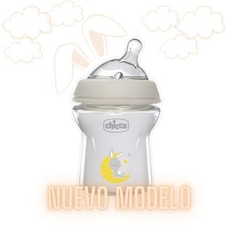 Mamadera Chicco 150ml / 250ml vidrio nuevo diseño