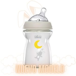 Miniatura 1 de 7 de Mamadera Chicco Natural Feeling 250ml 0m+ Vidrio