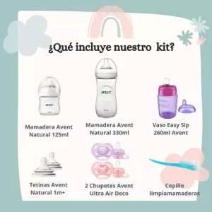 Miniatura 2 de 10 de Kit Recien Nacido Bebe Nena 6 Piezas Avent Ideal Para Niña