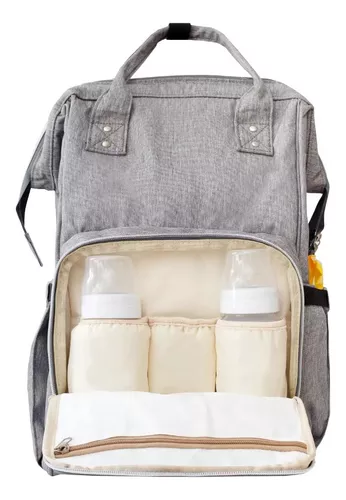 Imagen 2 de 7 de Mochila Maternal Punti Panda Reforzada Bolsillos Termicos