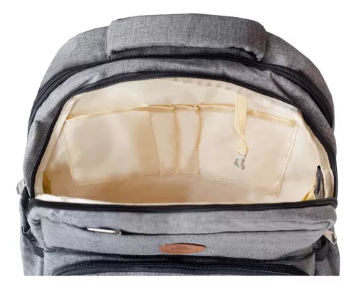 Imagen 7 de 9 de Mochila Maternal Punti Koala Con Candado Antirrobo Y Usb
