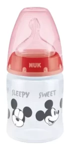 Miniatura 3 de 8 de Set Nuk Mickey Bebe Recien Nacido 0-6m Mamadera Vaso Chupete
