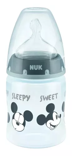 Imagen 4 de 9 de Set Nuk Disney Mickey 4 Piezas Mamadera Vaso Chupete 0-6m+