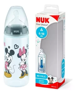 Miniatura 3 de 9 de Set Nuk Disney Mickey 4 Piezas Mamadera Vaso Chupete 0-6m+