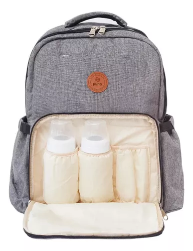 Imagen 3 de 9 de Mochila Maternal Punti Koala Con Candado Antirrobo Y Usb