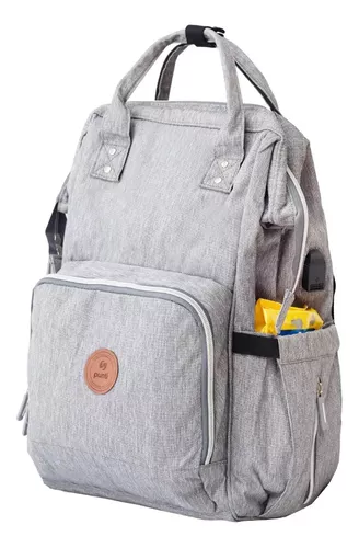 Imagen 5 de 7 de Mochila Maternal Punti Panda Reforzada Bolsillos Termicos