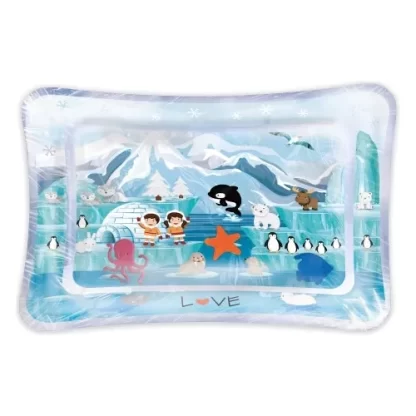 Imagen 1 de 4 de Alfombra Antigolpes Bebe Inflable Agua Sensorial Didactico