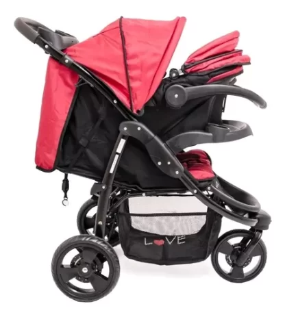 Imagen 2 de 5 de Cochecito Jogger 3 Ruedas Con Huevito Love 245 Travel System
