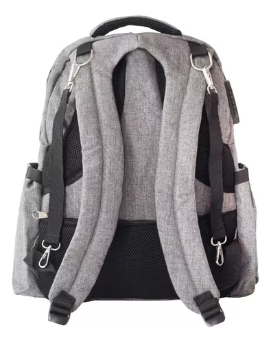 Imagen 5 de 9 de Mochila Maternal Punti Koala Con Candado Antirrobo Y Usb