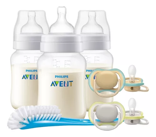 Set 3 Mamaderas Philips Avent Classic+ 125, 260 Y 330ml